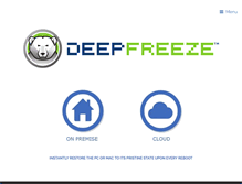 Tablet Screenshot of deepfreeze.com.au